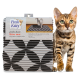 Fresh Kitty™ Jumbo Foam Litter Mat - Gray Pattern